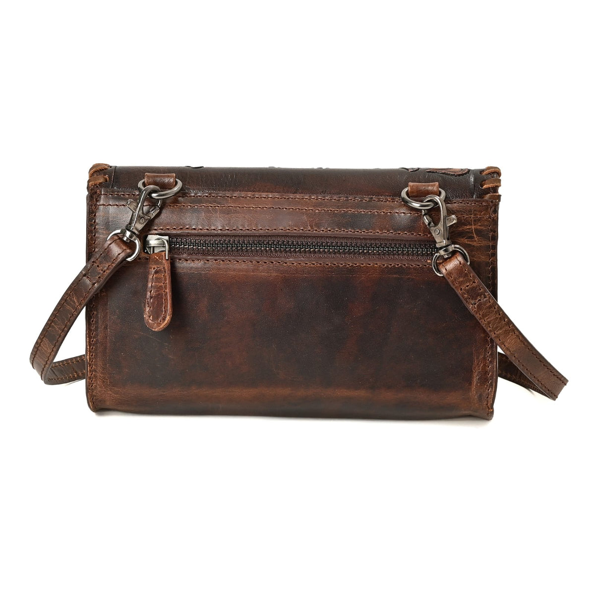 Alberta Ranch Cowhide Crossbody (Black, Brown)