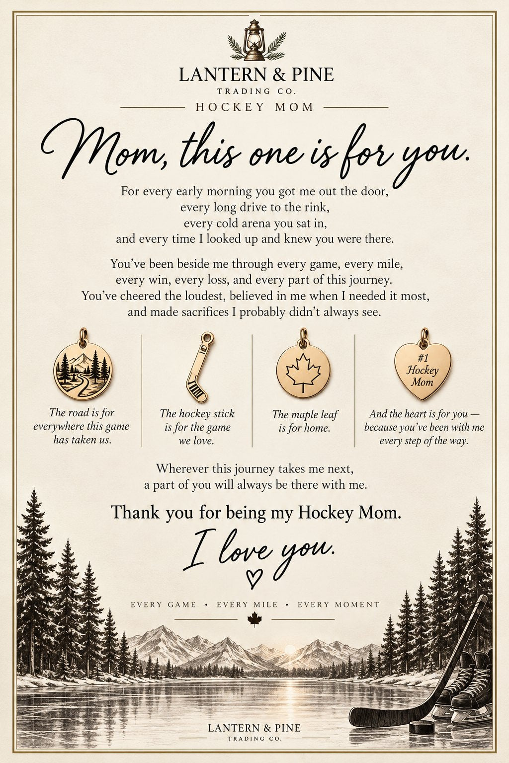 The #1 Hockey Mom Bracelet