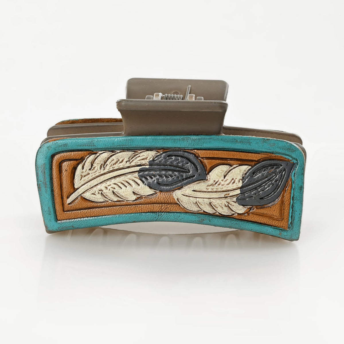 Ranch Feather Hair Claw Clip