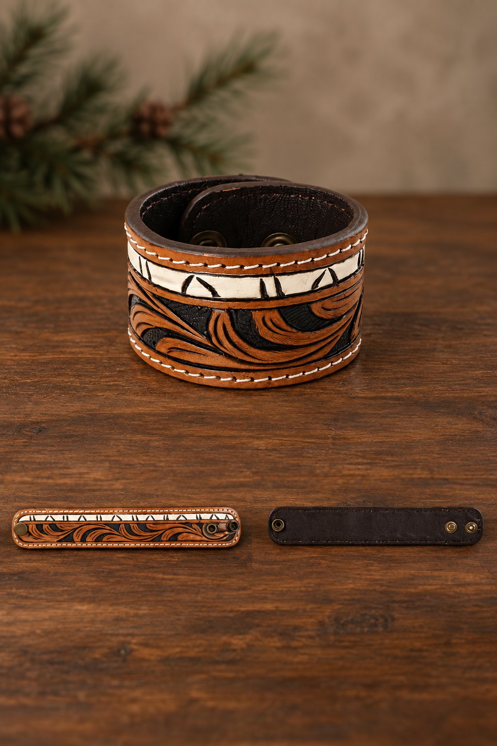 Cowgirl Rawhide Wrap Bracelet